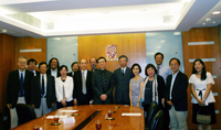 CUHK representatives welcome the delegation from Taiwan Central University